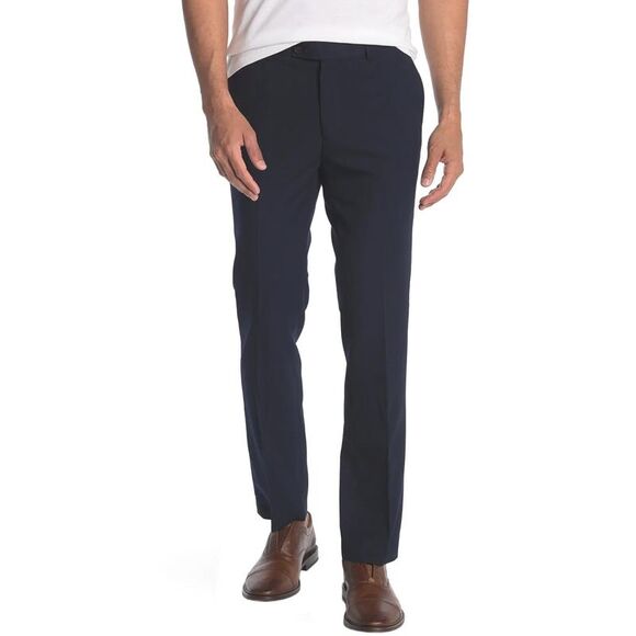 Paisley & Gray Mens Downing Flat Front Pants 38W x 32L Navy - Picture 1 of 3